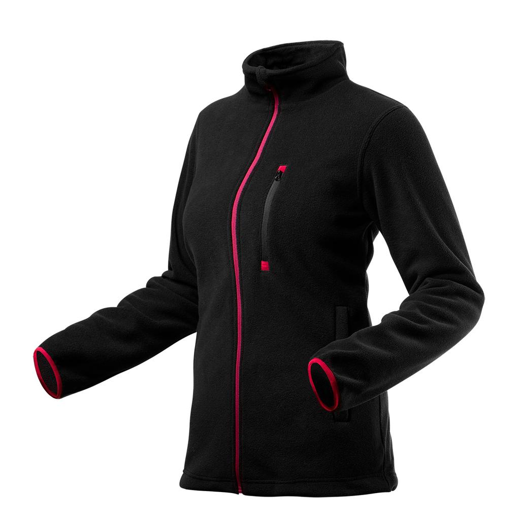 Women's fleece sweatshirt, black, size L