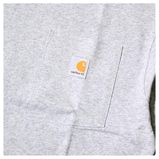 Large Short Chest L [Carhartt] Men's T-shirt, Size, Sleeve, Pocket, K87, Black, [Item]