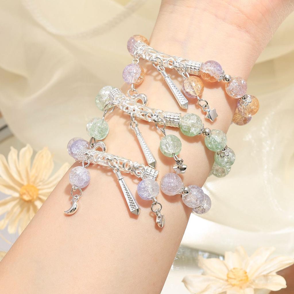New Mori Super Immortal Starry Sky Half Bracelet Female Ins Wind Sweet and Versatile Student Bracelet Direct Sales Jewelry
