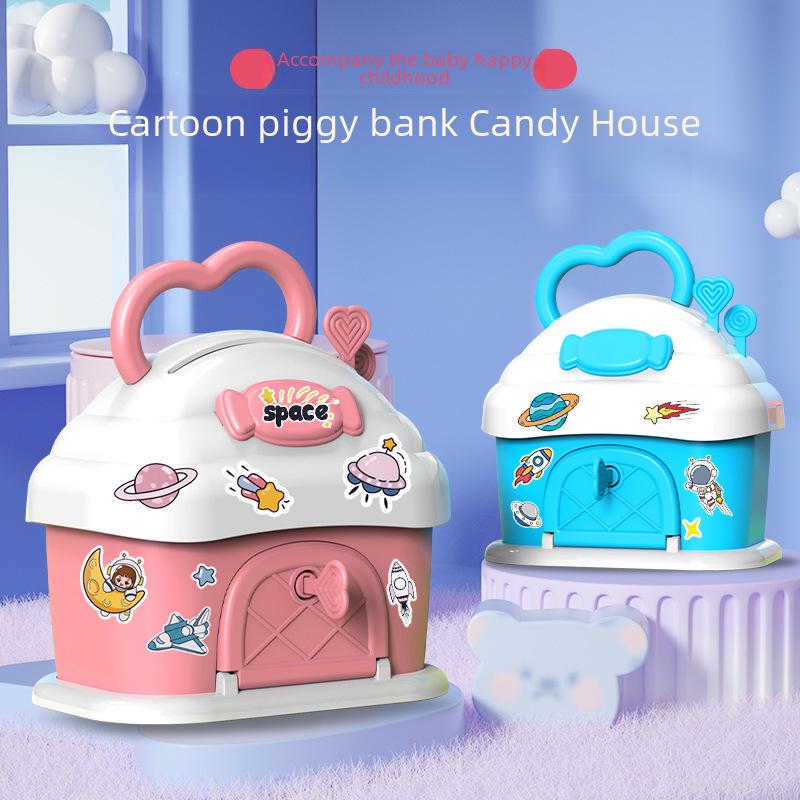 Детская мультяшная копилка-ракета - Игрушка для мальчиков и девочек