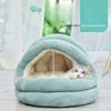 Cat Kennel for All Seasons, Winter Warm Kennel, Closed Mongolian Cat Kennel, Pet Supplies Removable and Washable