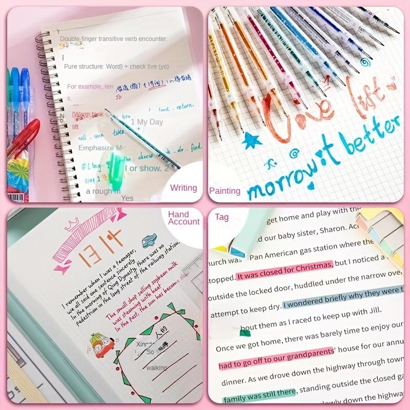 24 шт. Металлические блестящие цветные ручки, 24 акварельных маркера. Тонкопишущие ручки, подходящие для рисования и скетчинга, идеально подходят для DIY фотоальбомов, черных карточек