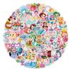 100 Fairy Tale Princess Graffiti Stickers Skateboard Suitcase Mobile Phone Decoration Stickers Waterproof Stationery Cartoon Stickers