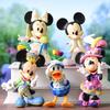 Disney Микки Минни Дейзи Дональд Дак Фигурка Свадебное платье ПВХ Статуэтка Игрушка Украшение Детский Рождественский Подарок