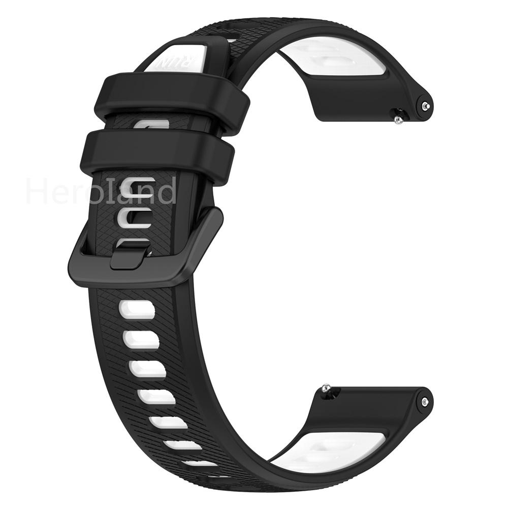 Модный силиконовый ремешок для часов 22 мм для Garmin Forerunner 265, умный браслет для Garmin Forerunner 255, браслет + пленка