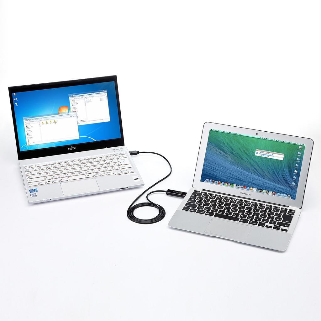SANWA SUPPLY Кабель USB для перетаскивания с & 3.0 (Совместимо с Mac/Windows) KB-USB-LINK4