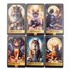Таро Кошек 78 карт Английская версия Настольная игра Рождественский подарок Инструменты для гадания для развлечения Гадание на будущее 10.3x6.1см