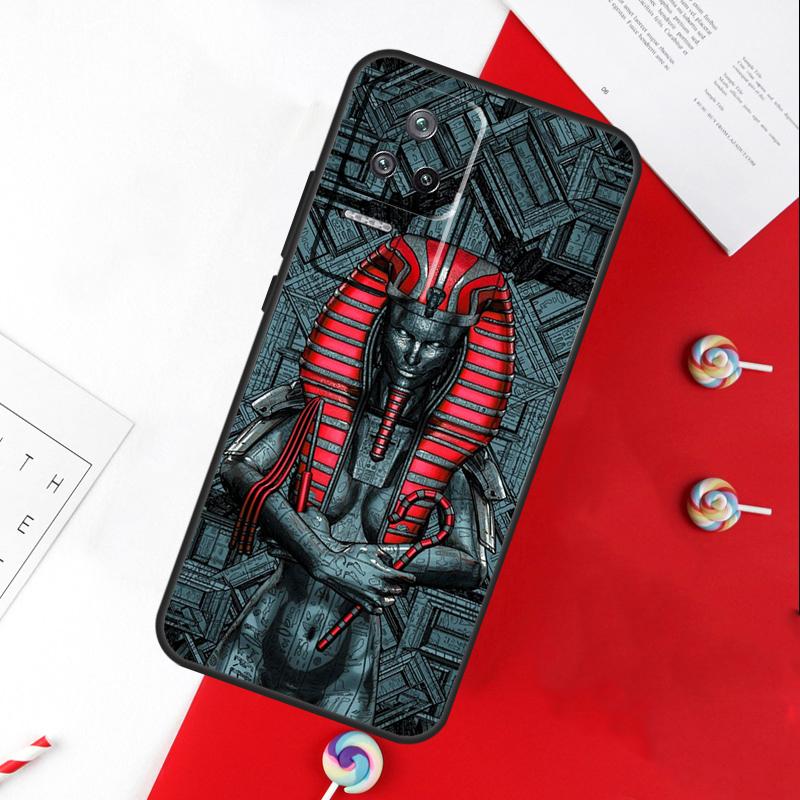 Египет Нефертити Анубис Анх Чехол Для Xiaomi 11T 12T 13T 14T Pro 13 14 15 Ultra POCO X7 Pro X3 X5 X6 F5 F6 M6 Pro Чехол
