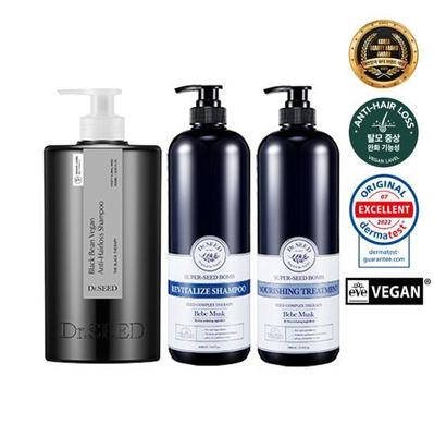 Шампунь/лечение Super Seed Balm 1000 мл 3 вида, выберите 1