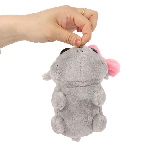 Sad Hamster Plush Toy Soft Hamster Doll for Kids Adults Stuffed Animal Keychain