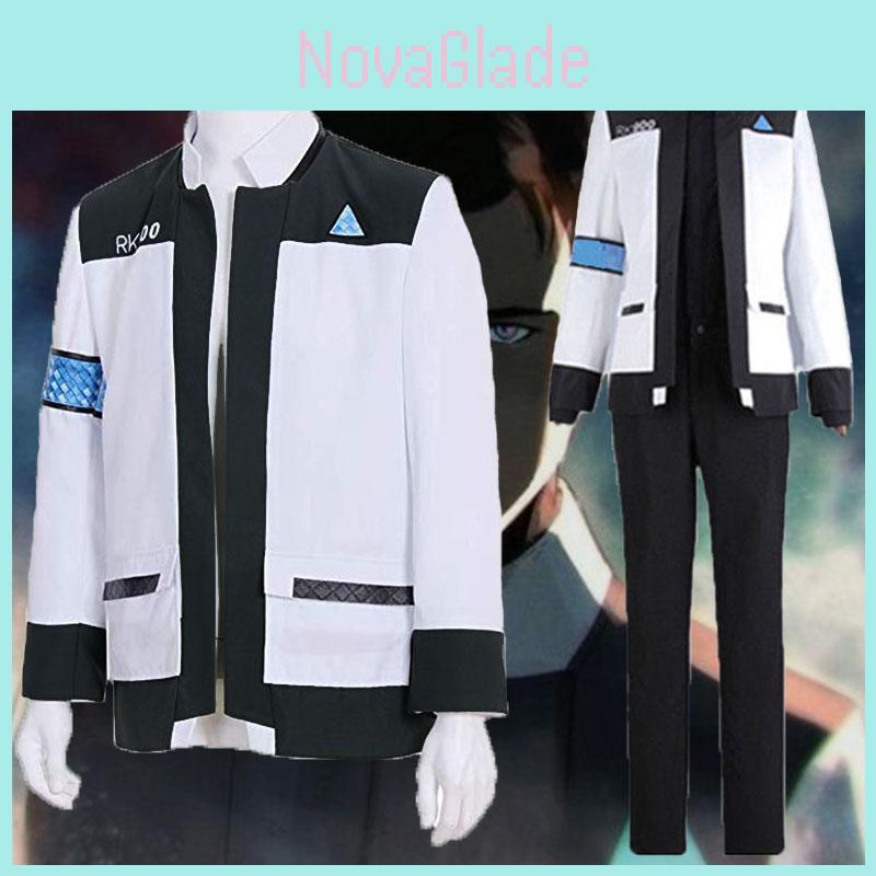 Роскошные куртки Detroit Become Human Connor Rk900, униформа, костюм для косплея, полный комплект, идеально подходит для Хэллоуина и вечеринок