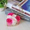 1PC Soap Flower Simulated Flower Valentine's Day Gift Rose Heart Box