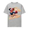 Captain Marvel Womens/Ladies Mom Superpower Heather Mothers Day T-Shirt