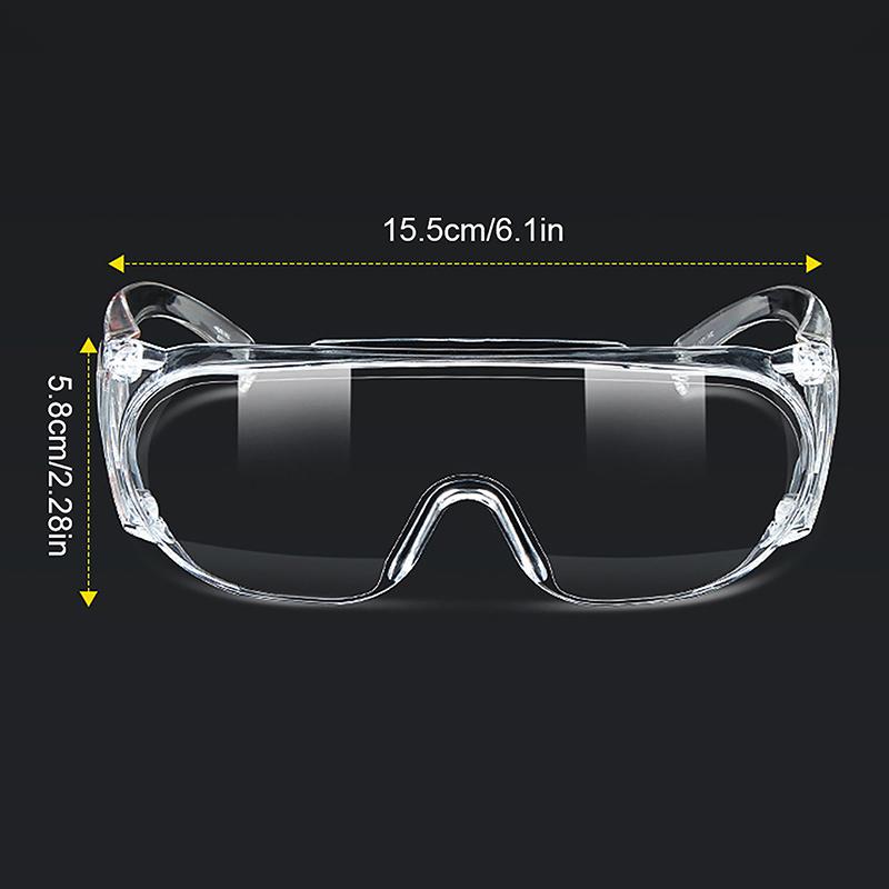 Унисекс Прозрачные защитные очки с защитой от запотевания и ультрафиолетового излучения Очки для маникюра Лабораторные защитные очки Линзы для рабочего места Очки с защитой от пыли