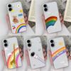 Back Cover For iPhone 16 Pro Max Plus 16plus iPhone16pro Bumper Super Shockproof Clear Case TPU Soft Silicone Popular Rainbow Housing For Apple iPhone