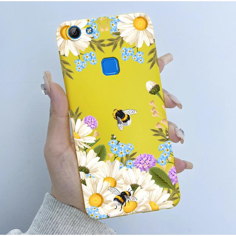 Для Vivo V7 V7+ Plus Y79A Y75 Y73 Y79 1716 1718 Чехол для телефона Милый Астронавт Панда Цветы Конфеты Мягкий Силикон ТПУ Чехол-обложка для телефона