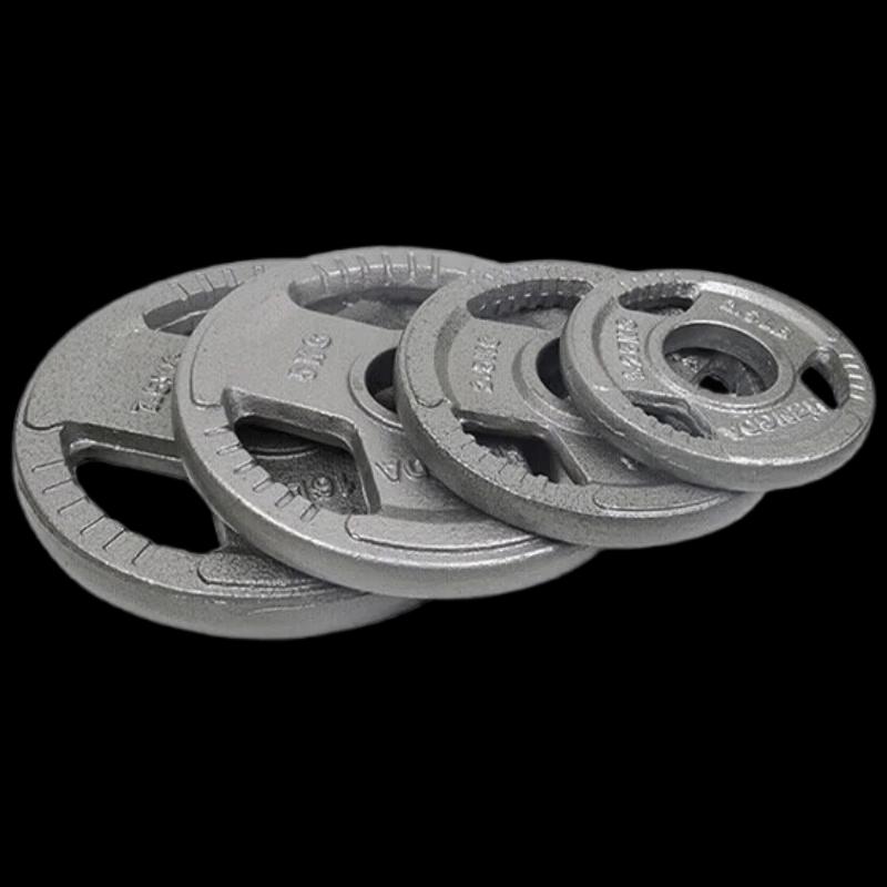 Jingshengxun Cast Iron Tri-Grip Barbell Weight Plate
