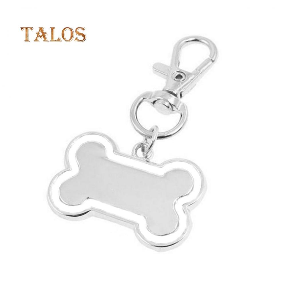 Форма кости, пустое имя телефона, идентификационная бирка для домашнего животного, выгравированный шейный воротник, поводок, подвеска для собак и кошек