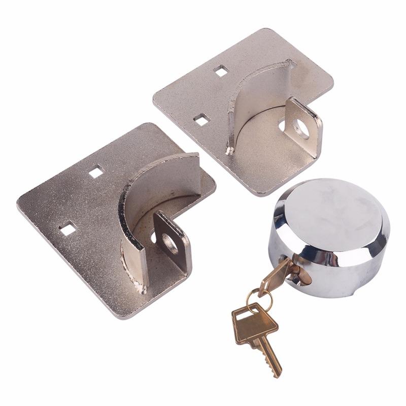 Hidden Shackle Padlock and Hasp Includes Bolts-Heavy Duty RV or Van Lock-Vending Machines and Storage Building