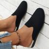 Женские полутапочки с острым носком, осенние новые женские повседневные прогулочные туфли без шнуровки на плоской подошве, женская легкая нескользящая повседневная обувь