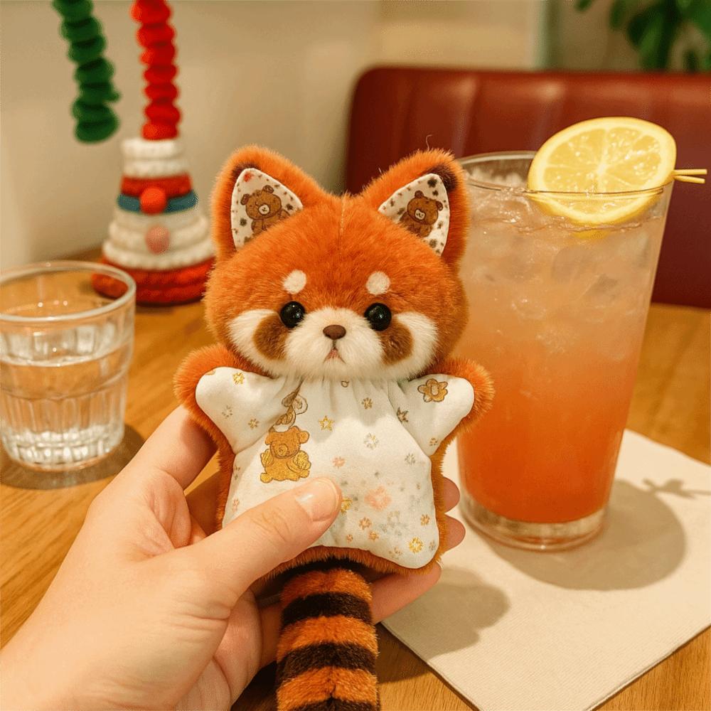 Emotional Support Bean Bag Material Kit Diy Soothing Towel Pendant Raccoon Plush Toy  Gift