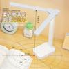 Double Head Lighting Desk Lamp Learning Third Gear Eye Protection Dormitory Charging Folding Reading Writing Desk College Student Dormitory Lamp