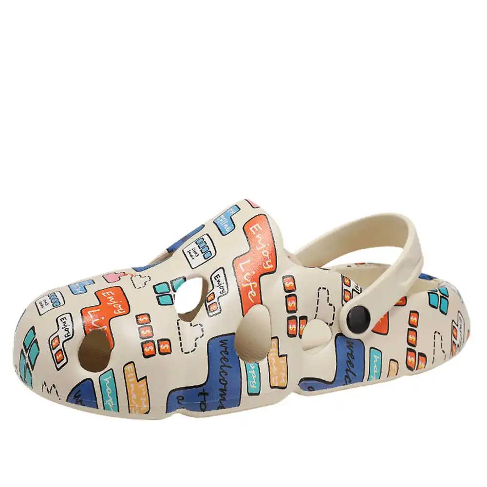 Мода Противоскользящие Медсестра Мужские Новые Туфли Кроссовки Тапочки Комнатные Тапочки Сандалии для Ванной Спорт 2025г Тени Интересные