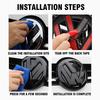 For VW Volkswagen Car Logo Front Grille Rear Trunk Decoration Sticker  For VW GTI Golf MK6 Polo Passat B6 CC Tiguan T-ROC Jetta Arteon zs3