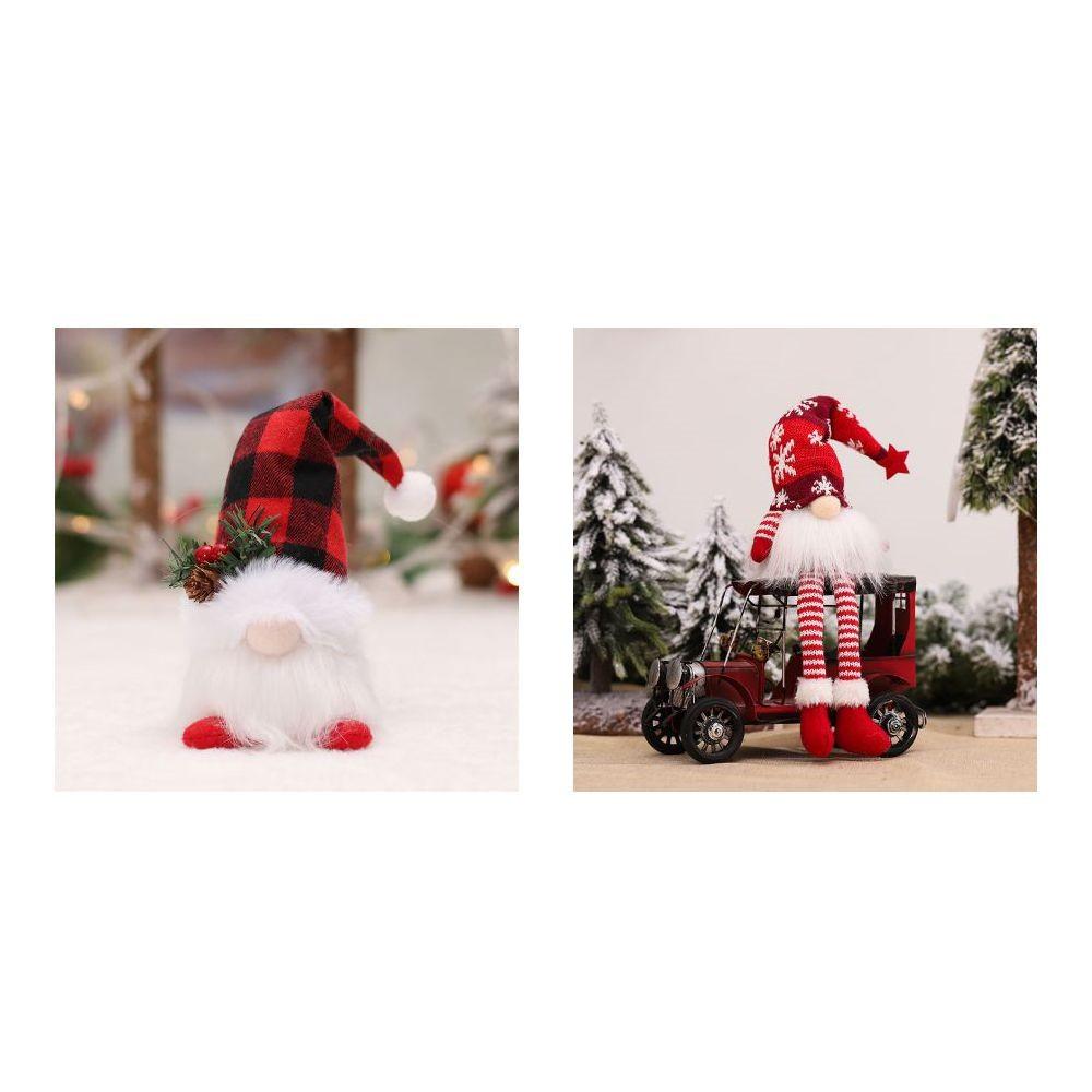 1 шт. Рождественские гномы, плюшевые, со светодиодной подсветкой, безликие, длинные ноги, кукла, рождественская елка, рождественская подвеска, гномы, украшения для вечеринки