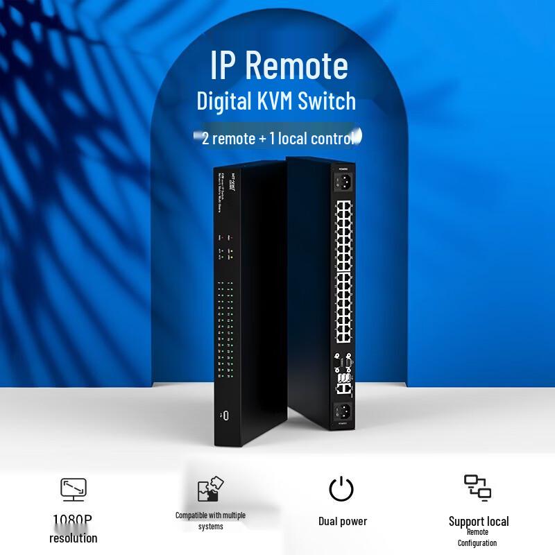 MT-viki 32-Port IP Remote Cat5 KVM Switch