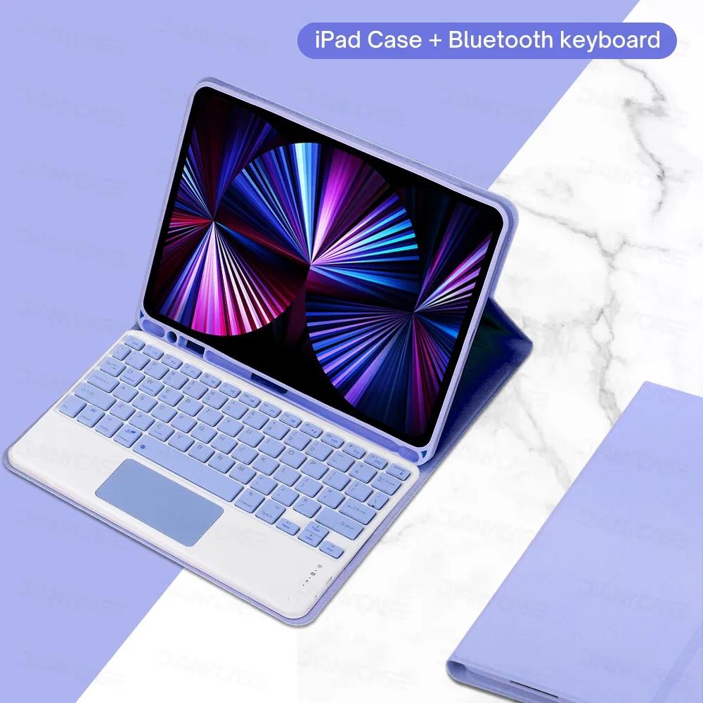 Для iPad Клавиатура с чехлом для нового iPad Air 11 M3 2025 Funda Съемная крышка-клавиатура
