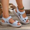 Fashion 2024 New Trend Elegant Women Lightweight Wedges Sandals Big Size Women Sport Style Shoes Comfortable Anti-slip Platform Sandals