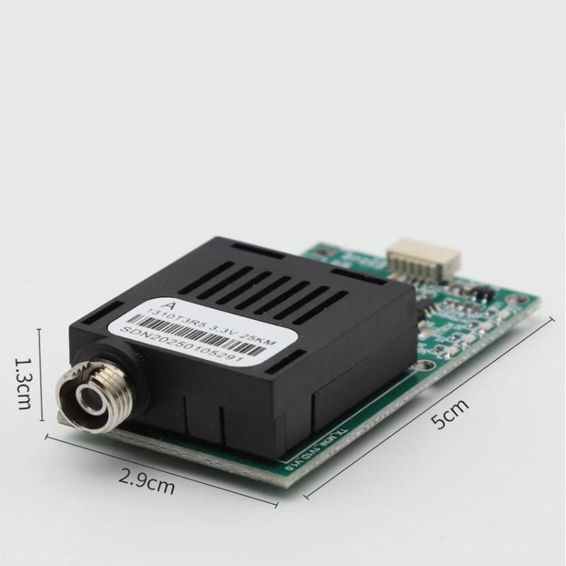 TTL Optical Transceiver Module Stable Data Transfer DC 5V/26V FC Interface 40KM Range for Drone Search Rescue Work