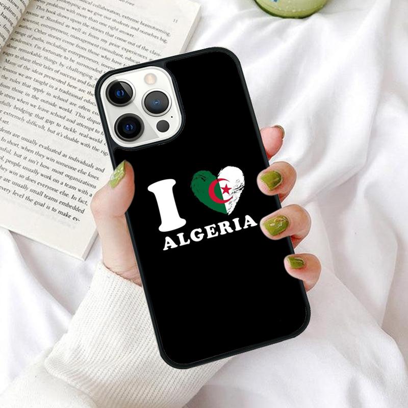 Algeria Flag Algerian Phone Case For iPhone 17 Air 15 16 14 11 12 13 Pro MAX Plus cover shell coque