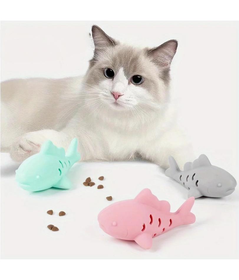 1 шт. Интерактивная игрушка для кошек и собак - Прочная, устойчивая к укусам конструкция, Прячет еду и помогает чистить зубы, Развлечение для маленьких питомцев