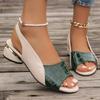 Women Mie Heels Sandals Chunky Fashion Shoes Designer Summer New Brand 2025 Walking Casual Slides Dress 2025