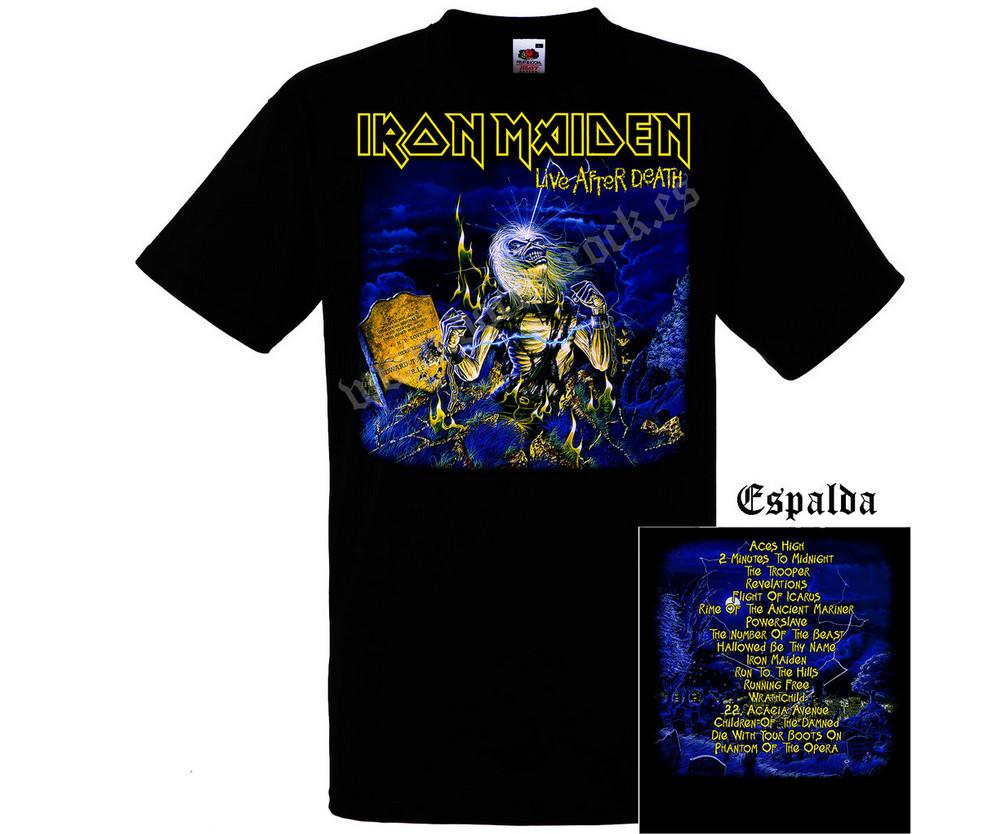 Футболка Iron Maiden 'Live After Death' Обложка альбома - Классический концерт хэви-метала