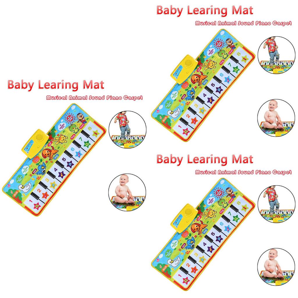 Colorful Kids Gift Toy Touch Play Learn Singing Piano Keyboard Music Carpet Mat