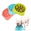 Anti Choke Pet Dog Feeding Food Bowls Puppy Slow Down Eating Feeder Dish Bowl Healthy Diet Dish Pet Dogs Supplies