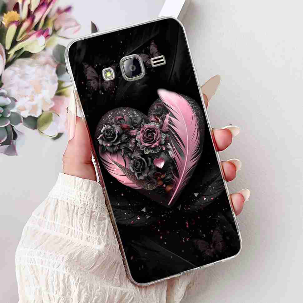 Чехол для Samsung Galaxy J5 Роскошный Расписной Чехол Мягкий Тонкий Чехол для Телефона Для Samsung J 5 J5 J500Y J500M 2015 Задняя Крышка
