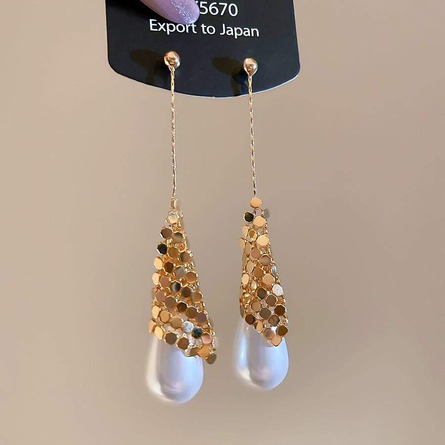 Серьги-подвески с геометрическим ажурным круглым кулоном 'Серебряная игла' в европейском и американском преувеличенном стиле для женщин.