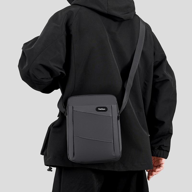 Мужская многофункциональная наплечная сумка водонепроницаемый портфель прочная ткань Оксфорд деловая сумка-тоут с несколькими отделениями