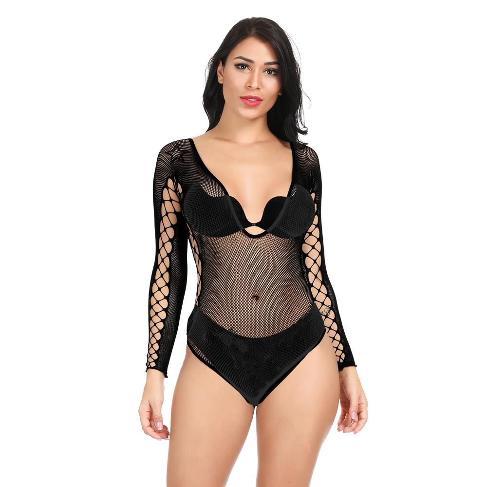 Эротическое белье для женщин Сексуальное боди Порно Babydoll Платье Горячий кружевной открытый бюстгальтер Сексуальное женское белье Костюм Порно Боди-чулки Косплей