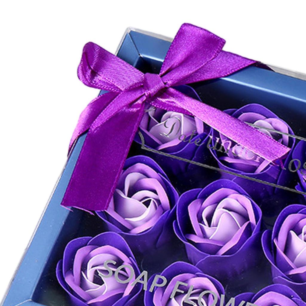 Набор мыльных роз ручной работы в подарочной коробке На годовщину Мягкое прикосновение День святого Валентина для