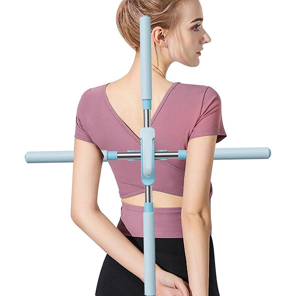 Adjustable Yoga Pole Removable Back Posture Gym Home Sports Equipment Cross Open Back