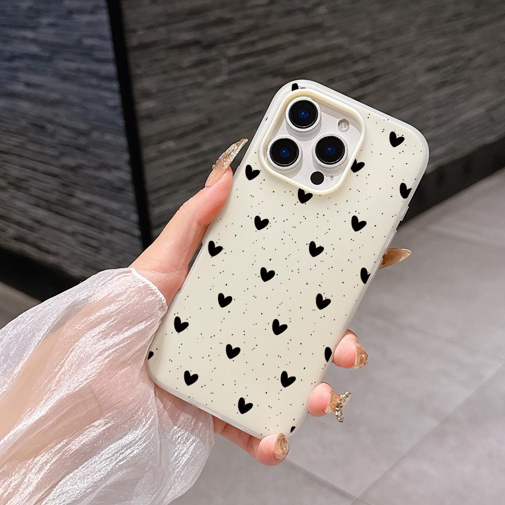 Чехол с рисунком в горошек, сердцем и бантом для Honor 400 Lite Pro 90 Lite 5G X9D X7B X9B Magic 6 Lite, матовый, 2 в 1, желе