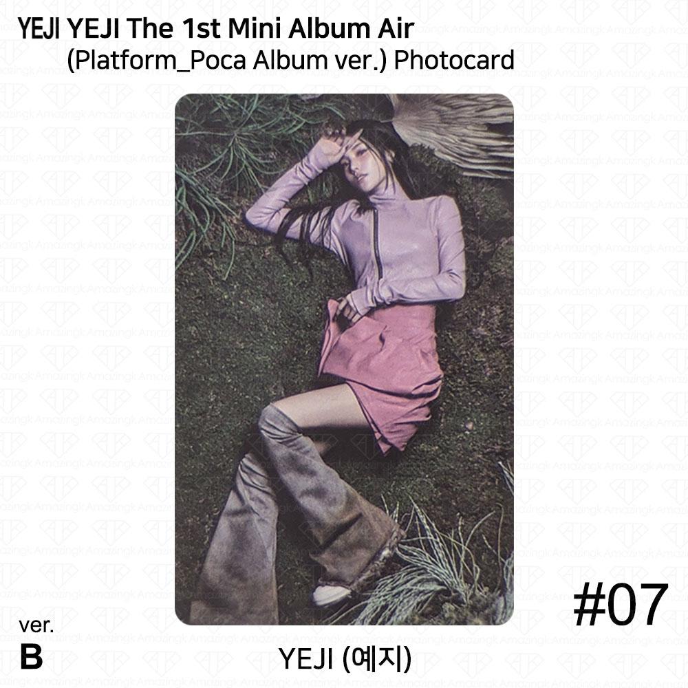 Yeji The 1st Mini Album AIR Official Photocard Platform Poca album ver ITZY KPOP