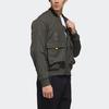 Adidas Th Jkt Bomber Fleece-Lined Casual Sport Jacket Men Jackets Green GM4405