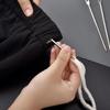 2pcs Silver Rope Threader Metal Threading Needle Sewing Needles Elastic Cord Threader  Sewing