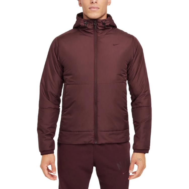 Nike Безлимитная стеганая куртка мужская бордовая FB7545-652